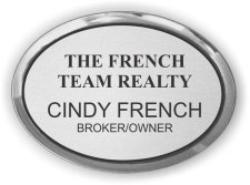 (image for) The French Team Realty Executive Silver Oval badge