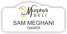 (image for) murphy's deli Shaped White badge