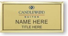 (image for) Candlewood Suites Executive Gold Badge - New Blue Red Logo