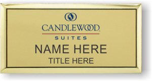 (image for) Candlewood Suites Executive Gold Badge - New Blue Red Logo