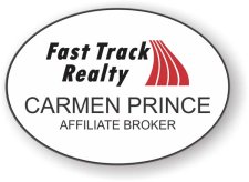 (image for) Fast Track Realty Oval White badge