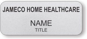 (image for) JAMECO HOME HEALTHCARE Standard Silver badge