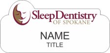 (image for) Sleep Dentistry of Spokane Shaped White badge