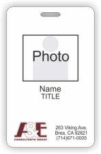 (image for) A&E Consultants Photo ID Vertical badge