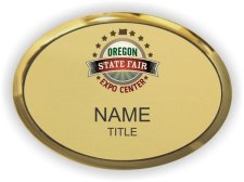 (image for) Oregon State Fair & Expo Center Oval Executive Gold badge