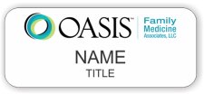(image for) Oasis Family Medicine Associates, LLC Standard White badge