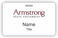 (image for) Armstrong State University ID Horizontal badge