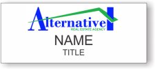 (image for) AlternativeRealty.Net (Alternative Realtors) Standard White Square Corner badge