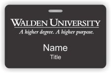 (image for) Walden University ID Horizontal badge