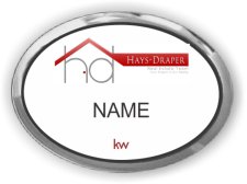 (image for) Hays-Draper Real Estate Partners Oval Executive Silver Other badge