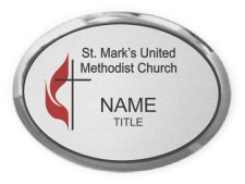 (image for) St. Mark's United Methodist Church Oval Executive Silver badge