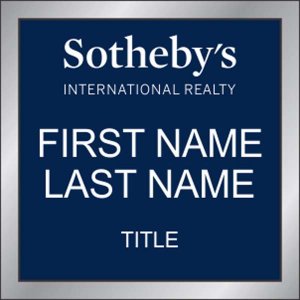 (image for) Sotheby\'s International Realty Custom Badge badge