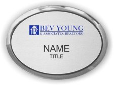 (image for) Bev Young and Associates Oval Executive Silver badge