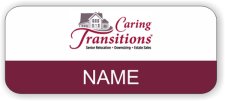 (image for) Caring Transitions Standard White badge