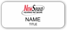 (image for) NewSound Hearing Network - Standard White Badge