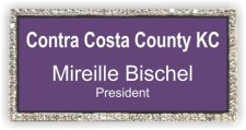 (image for) Mireille Bischel Bling Silver Other badge