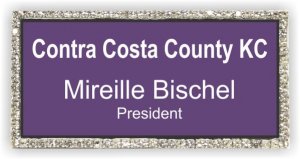 (image for) Mireille Bischel Bling Silver Other badge