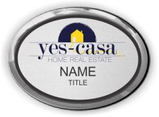 (image for) Yes-Casa-Home Real Estate Oval Executive Silver badge
