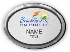 (image for) Beachline Real Estate Oval Executive Silver badge