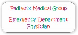 (image for) Pediatrix Medical Group Standard White Badge - Physician