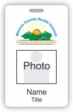(image for) Monroe County Health Council Photo ID Vertical badge
