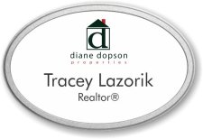(image for) Diane Dopson Properties Oval Prestige Pebbled badge
