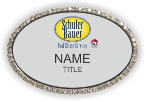 (image for) Schuler Bauer ERA Oval Bling Silver badge