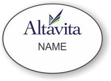 (image for) Altavita Oval White badge