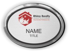 (image for) Rhino Realty Pros Oval Executive Silver badge