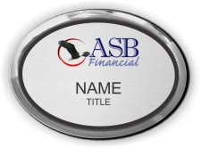 (image for) ASB Financial Oval Executive Silver badge
