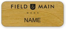 (image for) Field & MAin Bank Standard Alder Laser Engraved badge