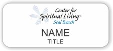 (image for) Center for Spiritual Living Seal Beach Standard White badge