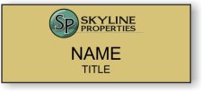 (image for) Skyline Properties Standard Gold Square Corner badge