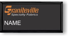 (image for) Graniteville Specialty Fabrics Executive Black badge