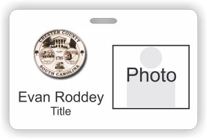 (image for) Chester County - SC Photo ID - Horizontal badge