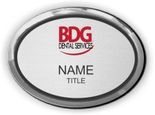 (image for) BDG Dental Services Oval Executive Silver badge