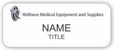 (image for) Wellness Medical Equipment and Supplies Standard White badge