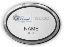 (image for) Regal Real Estate Professionals Oval Executive Silver badge