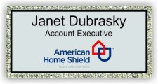 (image for) American Home Shield Bling Silver badge