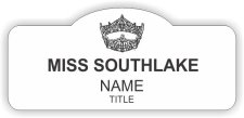 (image for) Miss Southlake Shaped White badge
