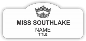 (image for) Miss Southlake Shaped White badge