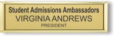 (image for) Student Admissions Ambassadors Small Executive Gold badge