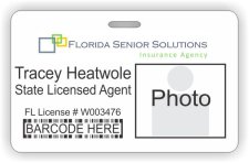 (image for) Florida Senior Solutions Photo ID Horizontal badge