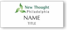 (image for) New Thought Philadelphia Standard White Square Corner badge