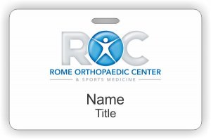 (image for) Rome Orthopaedic Center ID Horizontal badge