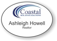 (image for) Coastal Real Estate Solutions Oval White badge