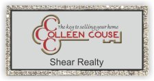 (image for) Shear Realty Bling Silver badge