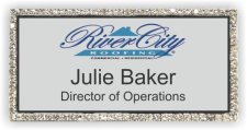 (image for) River City Roofing Bling Silver badge