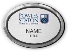(image for) Powles Staton Funeral Home Oval Executive Silver badge