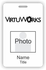 (image for) Virtuworks Photo ID Vertical badge